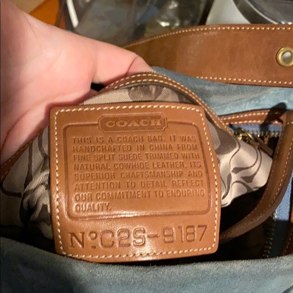 Blue Cross body Coach bag! - Picture 2 of 3